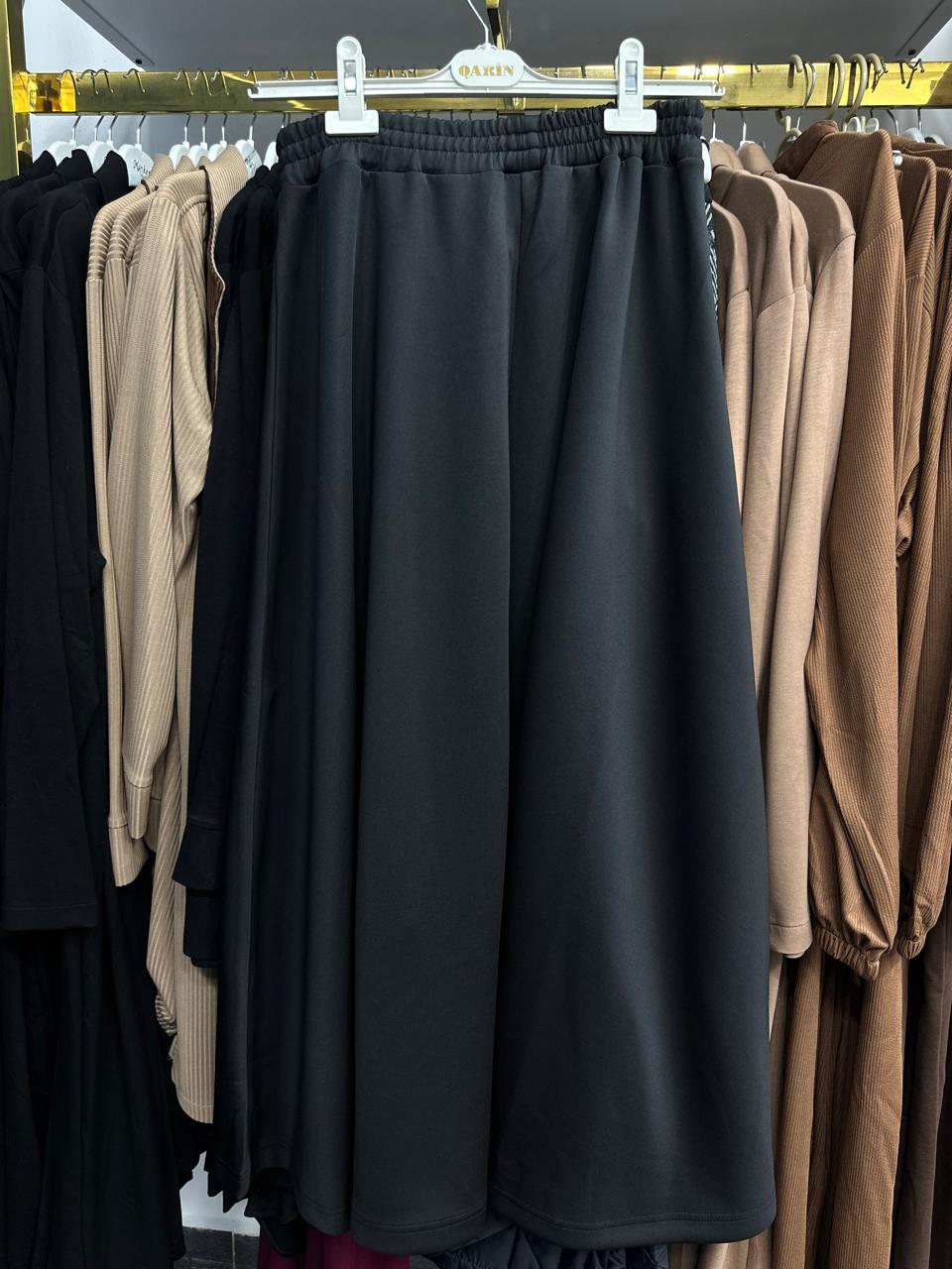 black scuba skirt