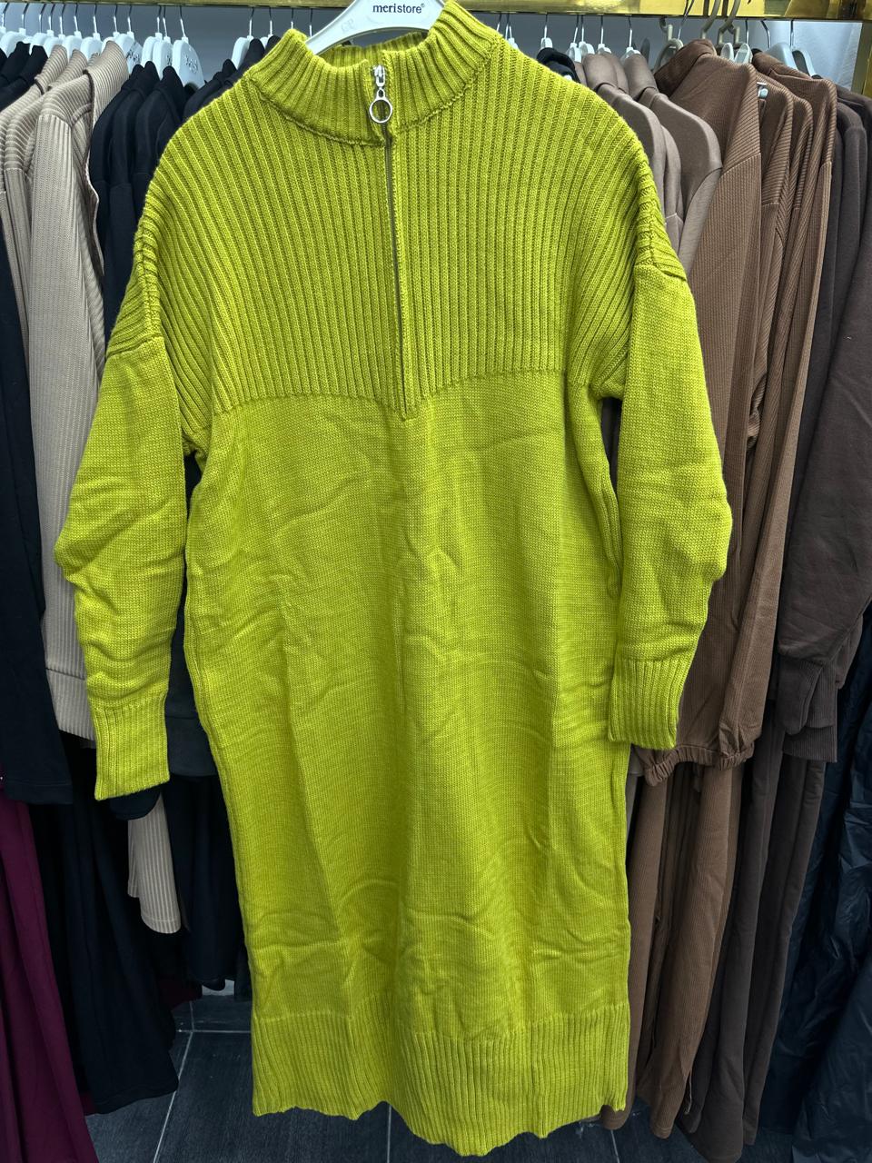 short musturd top dress