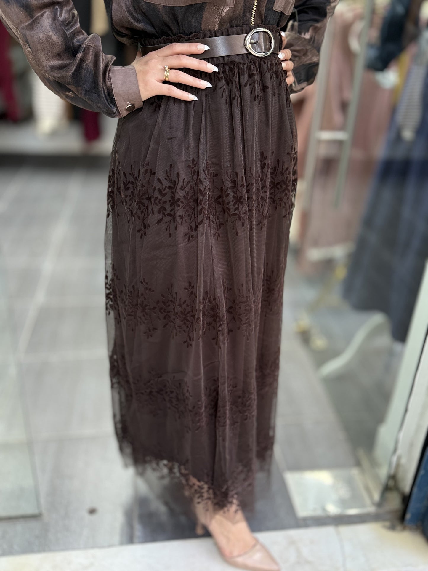 Chiffon skirt