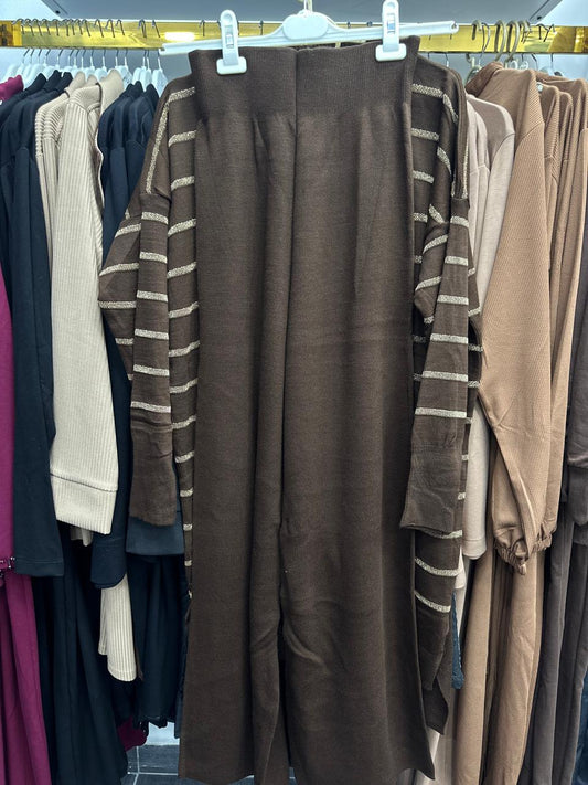 brown wool set