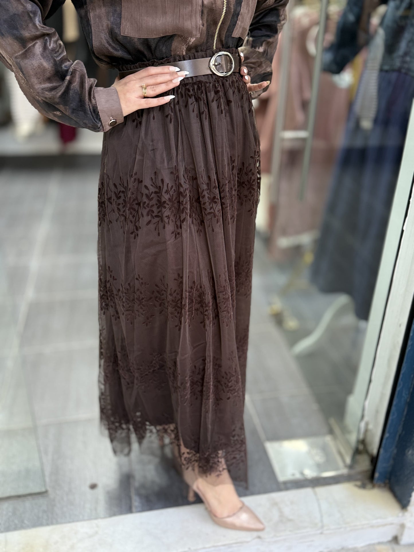 Chiffon skirt